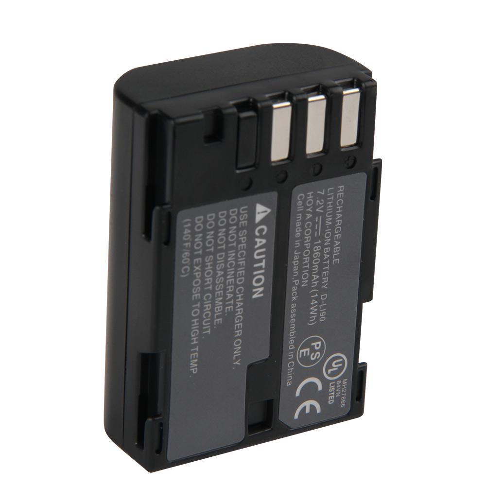 Replacement Battery D-Li90 For Pentax 645D K7 K7D K3 K5 K52S K01 1860mAh