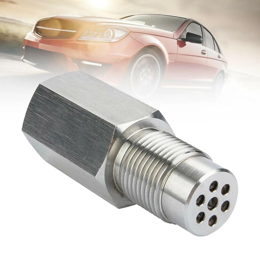 Silver Sensor Spacer Adapter Mini O2 Sensor Spacer Suitable Extension Filter  Car