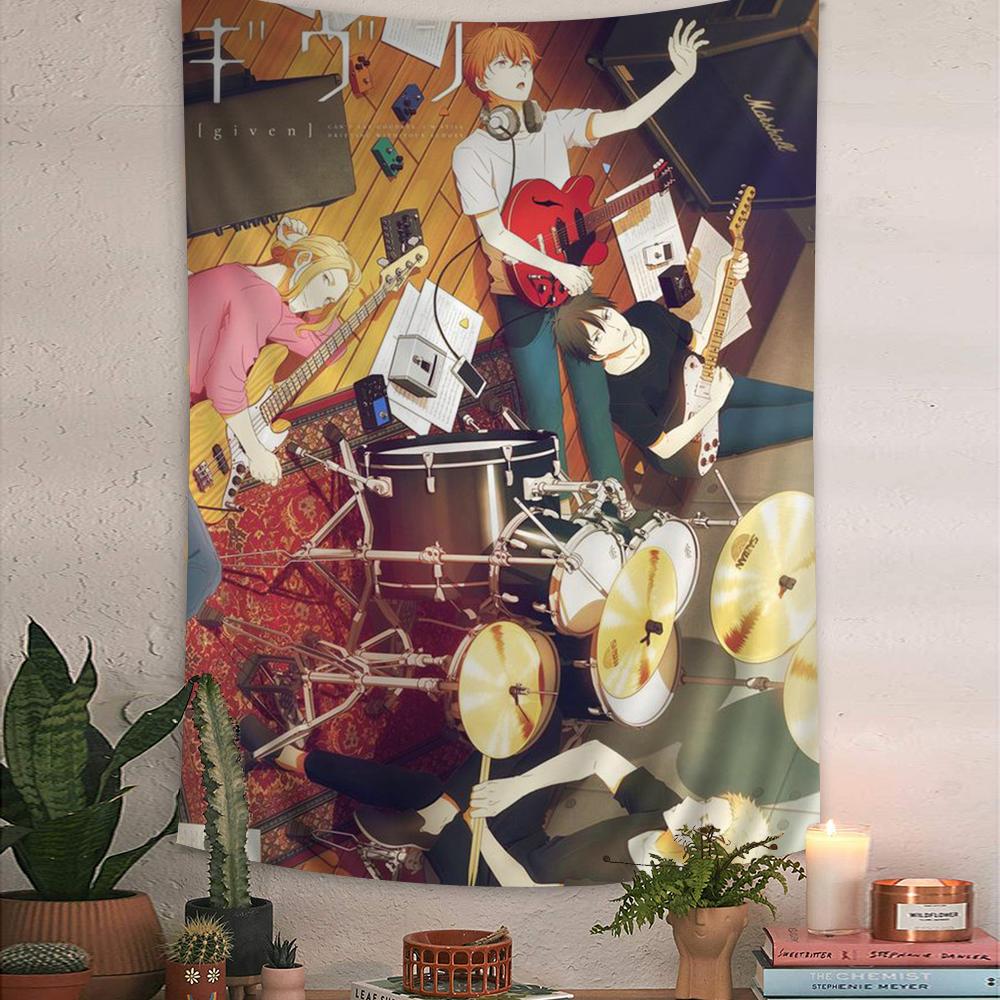 Anime Given Colorful Tapestry Wall Hanging Bohemian Wall Tapestries Mandala Wall Art Decor