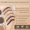UCANBE - Stereoscopic Eyebrow Set - 5 Colors