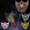 Halloween Skelett Krieger Maske Horror Dämon Maske Gruselige Totenkopf Halbe Gesichtsmaske Party Maskenball Kostüm Cosplay Requisiten für Männer