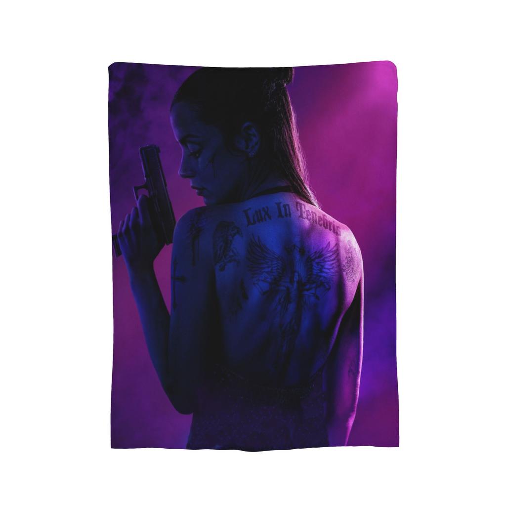 From the World of John Wick Ballerina Blanket Flannel Winter Breathable Soft Throw Blanket for Sofa Car Bedding Throws