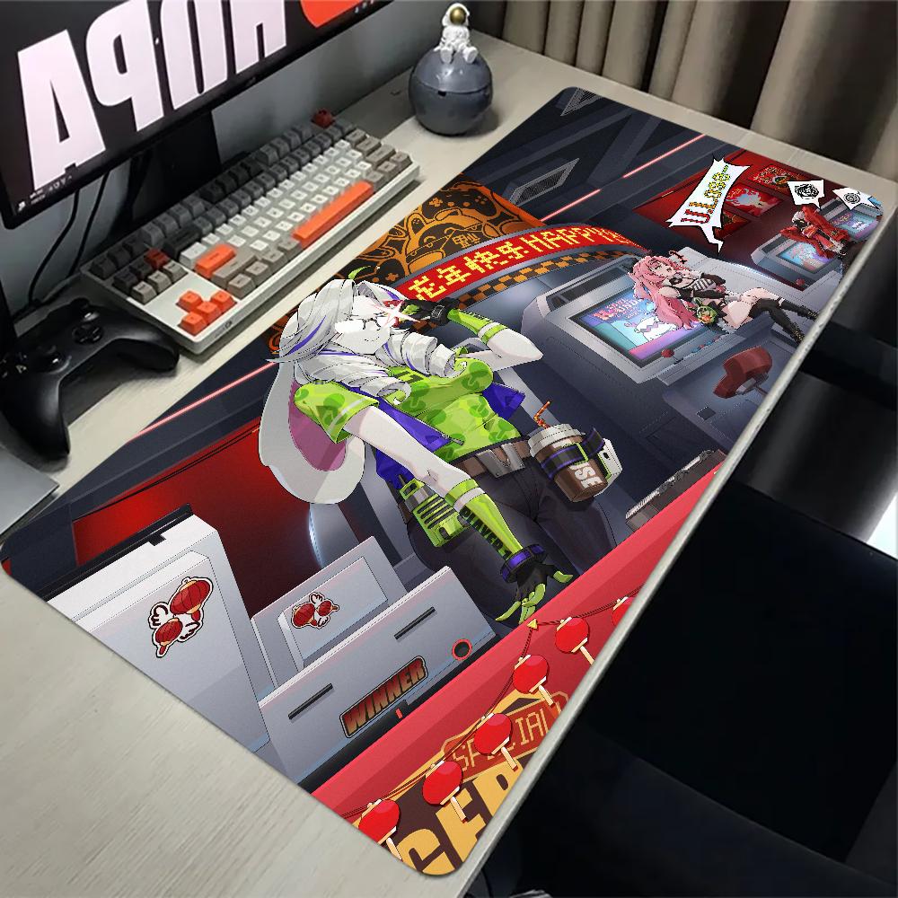 Fashion Video Game Zenless Zone Zero Nicole Derama Mouse Pad Gaming Accessories Large Cool Keyboard Desk Game Rubber No-slip Pad