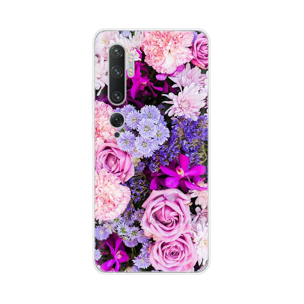 For Xiaomi Mi Note 10 Case Cute Painted Soft Silicone Back Cover For Xiaomi Mi Note10 Pro Lite 10lite Clear Phone Cases Fundas