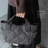 Gratante Quilted Nylon Tote Bag Bag [Gratante] 2-way Women's Abb-g0029 (Charcoal)