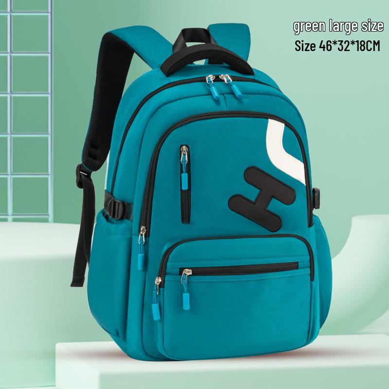 2025 Student Backpack: Grades 3-9, Dual Shoulder, Unisex, Decompression Design for Primary & Middle School