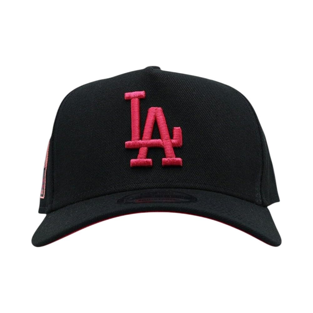 [New Era] Kšiltovka LA Dodgers MLB 9FORTY Černá Vínově červená Snapback Kšiltovka Strapback [70754093] ČERNÁ ČERVENÁ [Použitá]