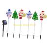 F26C Pack of 6 Solar Christmas Lights with Auto Dusk Sensor Providing Easy Operations for Various Outdoor Celebration