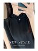 Wood Ear Lace Collar Silky Satin Sleeveless Slimming Vest for Women - Spring/Summer Temperament Shirt