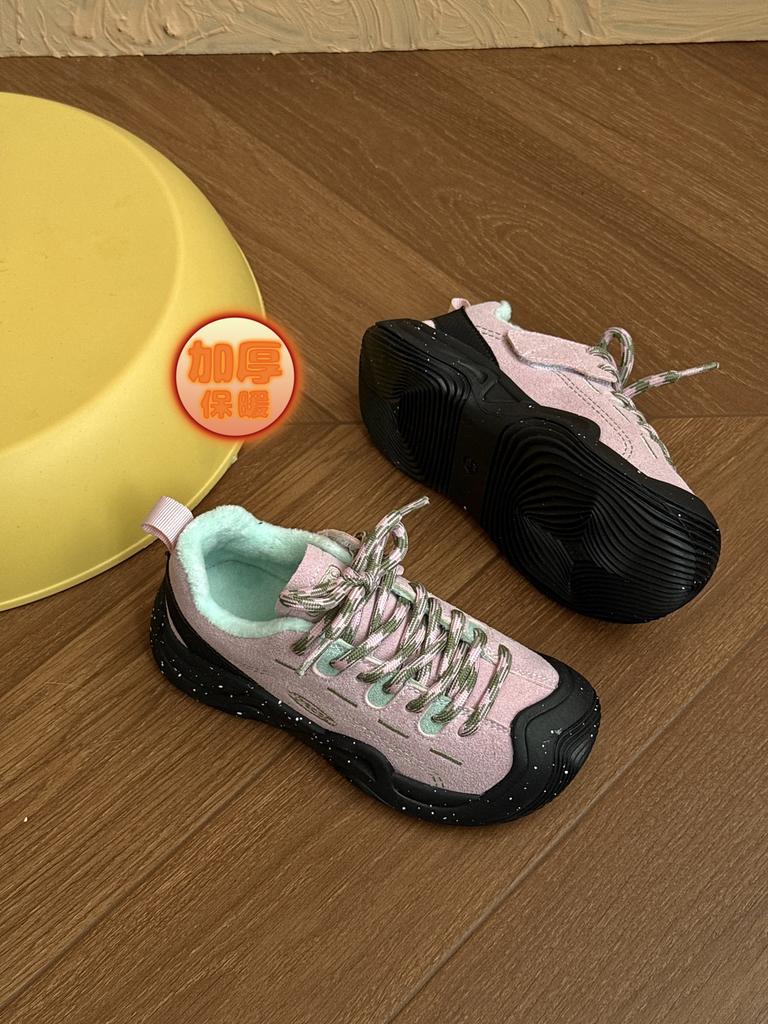 XSHX Yamano Outdoor | Boys and girls professional outdoor autumn and winter cow suede Velcro non-slip breathable warm