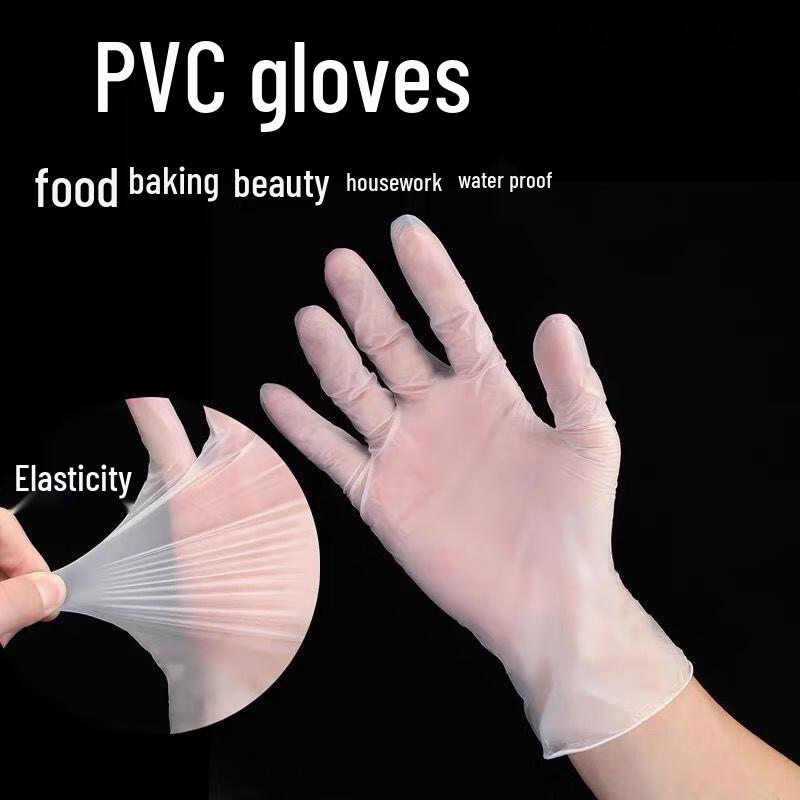 Disposable PVC Gloves (100 Pcs)