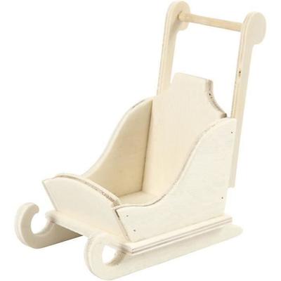 Schlitten - Ref 56514 - Helles Holz - Griff - Kind - Unisex