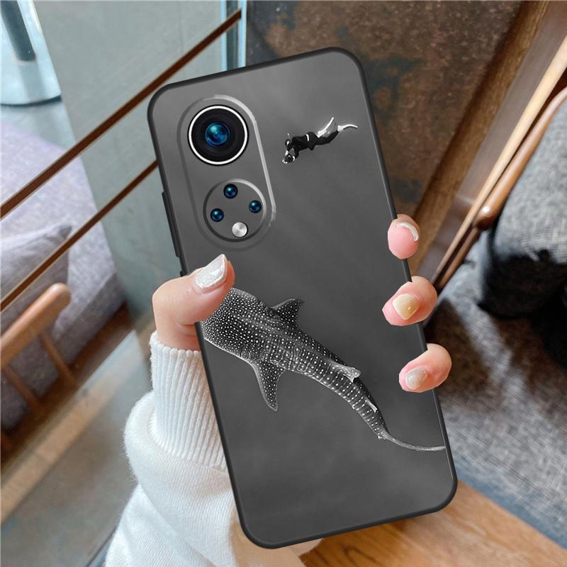 Whale Sharks Fish For Honor Magic 8 Pro 5 6 7 Lite Case Cover For Honor 90 70 50 400 200 X8a X8b X9a X9b X9c