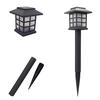 Mini Solar LED Garden Lights Stainless Steel Outdoor Solar Power Pathway Lights Yard Driveway Landscape Lights