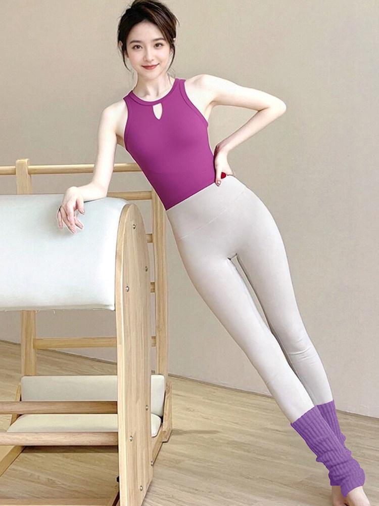 Women's Beautiful Back Strappy Yoga Tank with Padded Chest - New 2026 Slimming Pilates Fitness Top