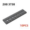 32001 3709 3738 Plate 2x6 2x4 2x8 with Holes Bricks Toys For Technical Buildings Blocks Toys For Children Gift 43857 DIY MOC