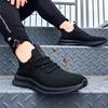 Flying woven men's shoes casual fashion simple breathable lightweight large size men's shoes men's shoes