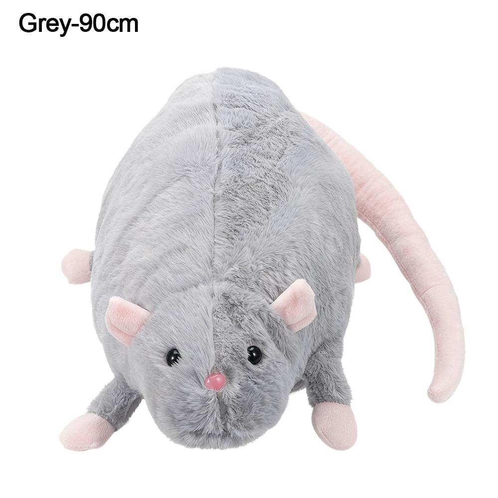 Cartoon Flower Branch Rat Doll 30/45/90cm Animal Figure Creative Mouse Doll  Kids Gift Birthday