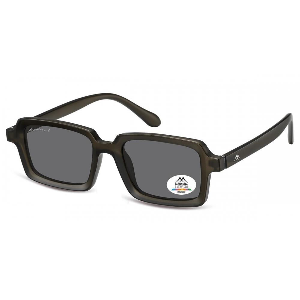 

Montana Eyewear Mp57 Polarized Mp57e Unisex Sunglasses Matte Grey/51