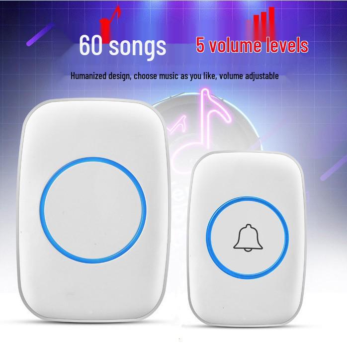Long-Range Wireless Remote Control Doorbell with Smart Pager