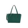 TB Fleming Simple Leather Tote Shoulder Bag Small Women Bags Dark-Green 64188-314