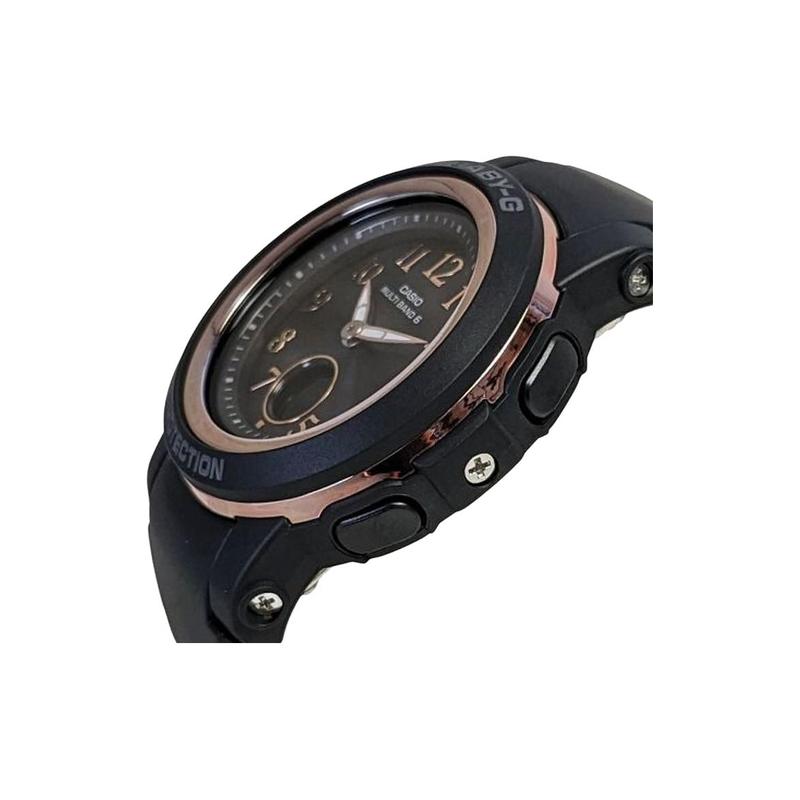 

CASIO BABY-G series six-station radio wave solar power 100 meters waterproof Quartz resin strap men and women same style black dial BGA-2900AF-1AJF чёрный