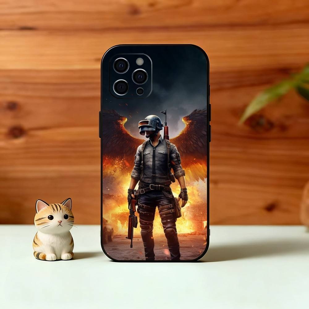 P-U-B-G Handyhülle Silikon Weich Für IPhone 17 16 15 14 13 12 11 X XR Plus Pro Max Plus