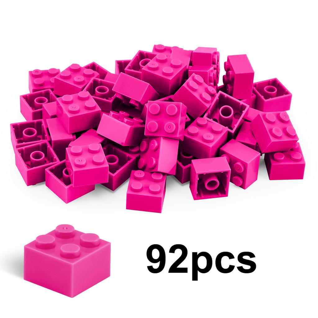 100g 2x2 high brickBuilding Blocks Thick FiguresBricks Dots Educational Creative SizeCompatible With Plastic Toys forChildren