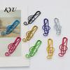 Creative Document Organizers Musical Note Paper Clips, Colorful Metal Treble Clef Decorative Classroom Gift Items Fasteners, Bookmarks for Office