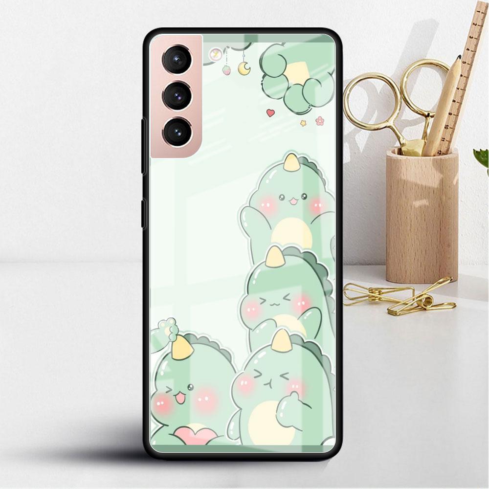 

Стеклянный чехол с рисунком динозавра для Samsung Galaxy S22 S20 FE S21 Plus, чехол для телефона S10 5G S9 Note 20 Ultra 10 Lite Shell Samsung Note 9