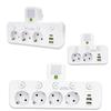 Multi-Socket Power Strips Wall Socket Adapters Power Converter with Independent Switches for Multiple Device Use Enduring