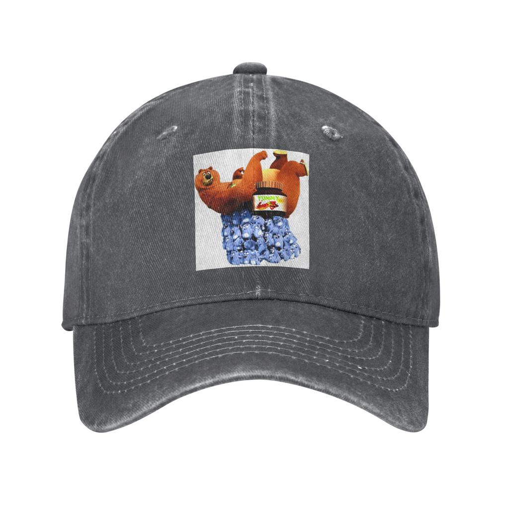 Animation Grizzy and the Lemmings Cartoon Anime  Washed Denim Cap Casual Baseball Caps Hat Summer Unisex Baseball Hats