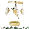 Metal Rotating Candle Holder Heat-Powered Rotation Transfer Windmill  Home Decoration
