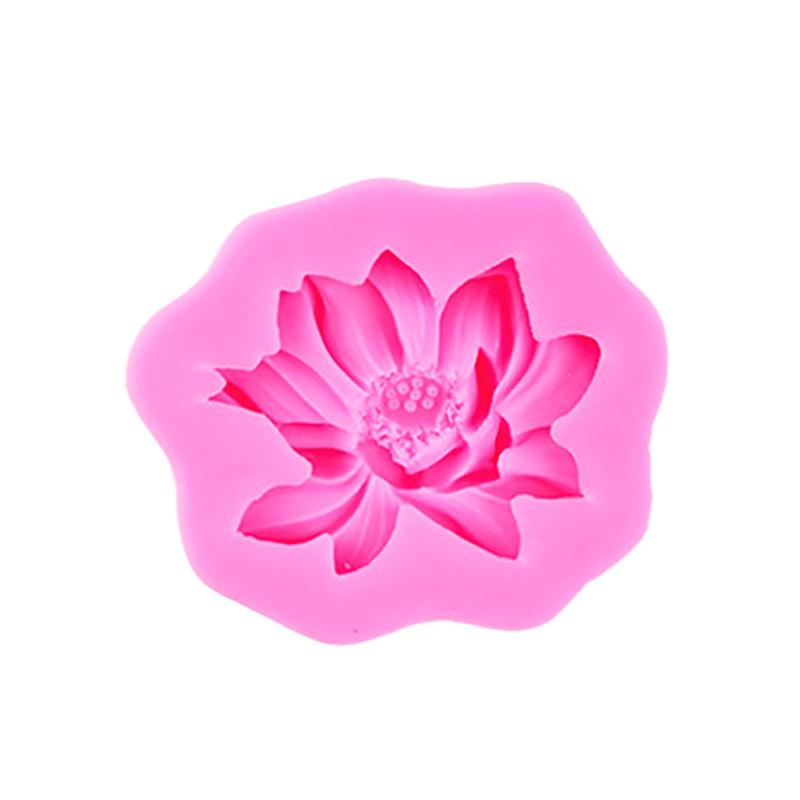 Lotus Shape Silicone Mold Large, Medium And Small Lotus Seed Chocolate Fondant Scented Candle Cake Decoration Mold