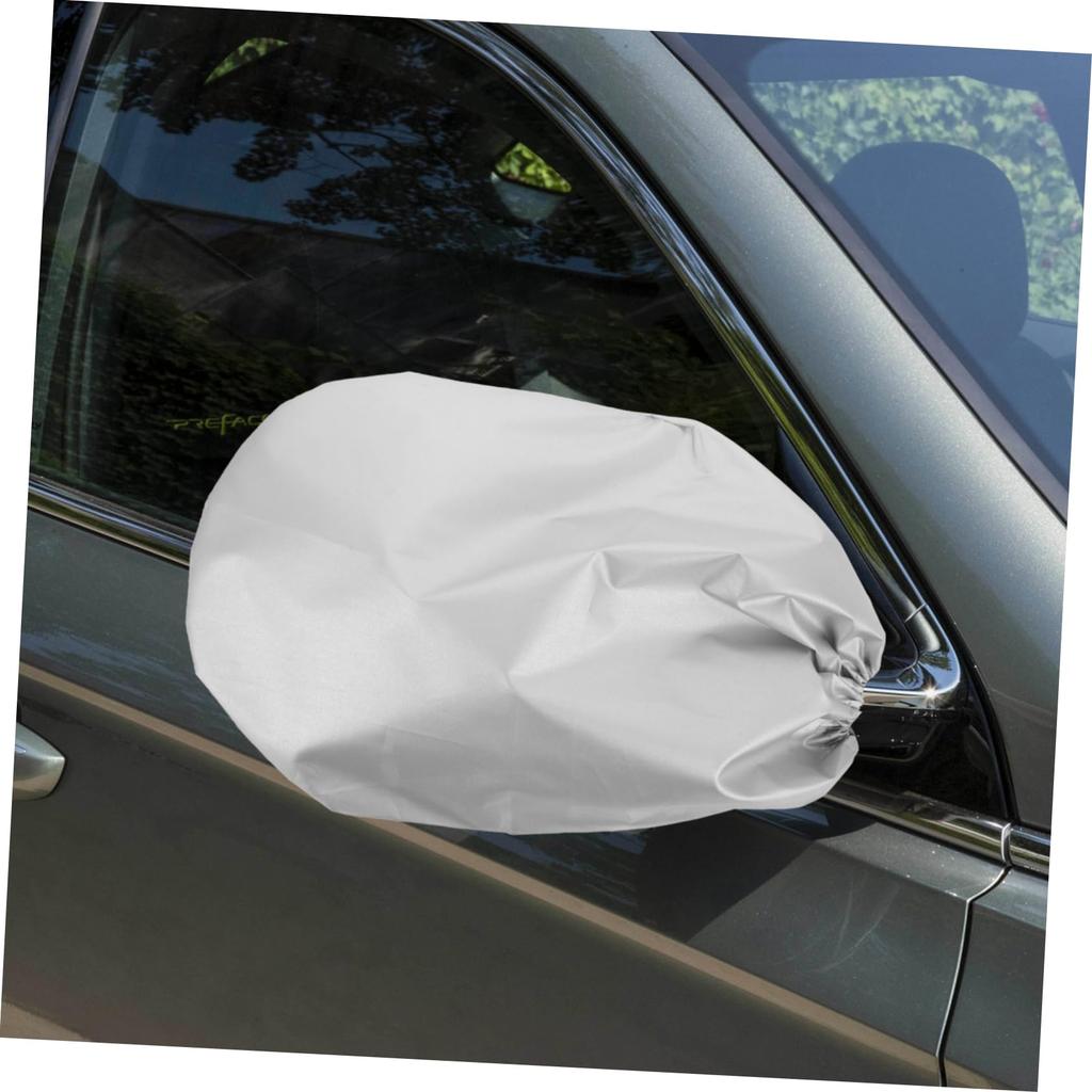 Healifty 2pcs Reverse Mirror Cover Dash Cam Kit Screen Reflective Visibility Exterior Rearview Mirror