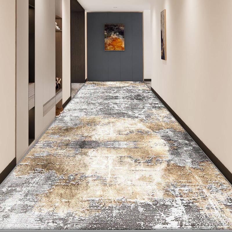 Modern Abstract Runner Corridor Carpet Living Room Decoration Home Hall Hallway Long Rugs Stairs Entryway Non-slip Anti Slip Mat