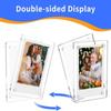 5pcs Transparent Fridge Magnetic Photo Frame Acrylic Refrigerator Magnet Picture Frame  Home Decor