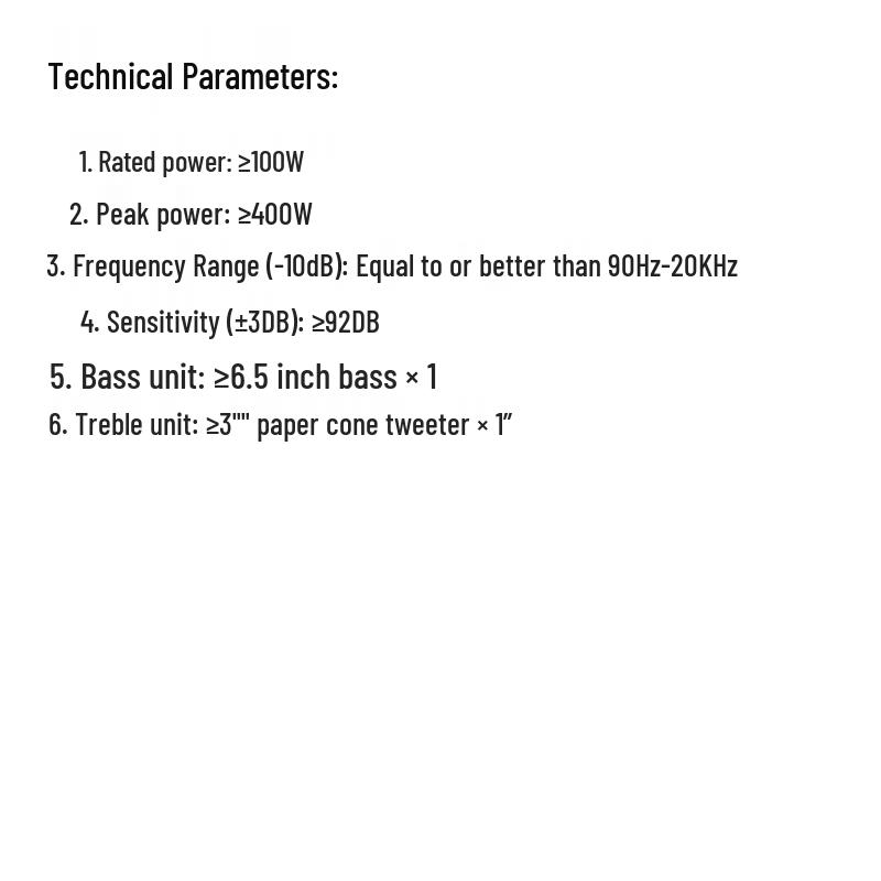 itc TP-XVX7 Engineering Speaker