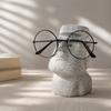Bedside Eyewear Organizer Moai Eyeglass Holder, Abstract Easter Island Stone Stand, Fun Glasses Holder Stand Creative Display Stands, Modern
