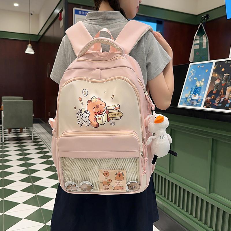 Students Third To Sixth Grade Schoolbag Cartoon Backpack Women's Backpack