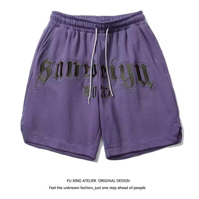 

Модные баскетбольные спортивные шорты для бега, спортивные шорты, мужские летние повседневные мужские брюки, корейская модная мужская одежда, повседневные спортивные штаны M
