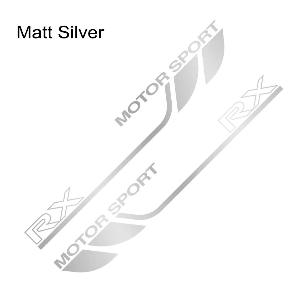 2PCS Car Door Side Stripe Stickers For Lexus RX 350 250 300 Motor Graphics Sport Body Decoration Auto Accessories Vinyl