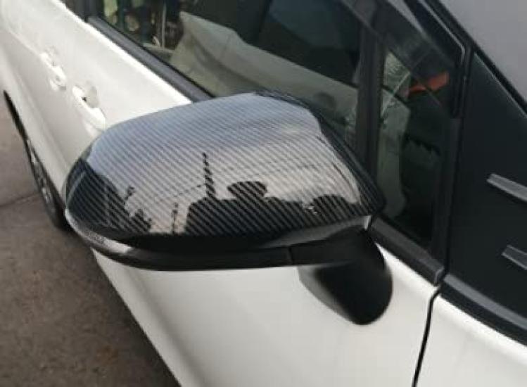 FUKUARE Door Mirror Covers of for Yaris 10 15 Sienta 10 and Aqua Exterior Custom Parts (Set 2) (210 Series, Series, Series), (170 Series, Series),