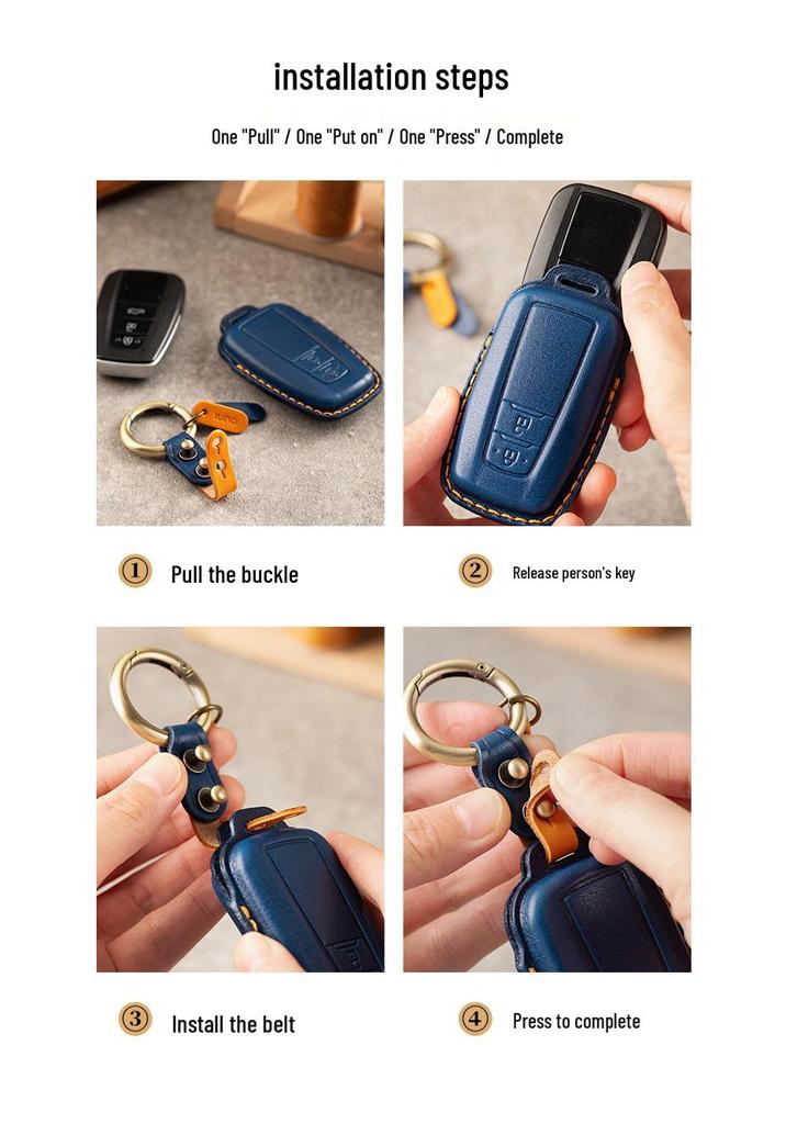Honda PCX150 Genuine Leather Motorcycle Key Cover