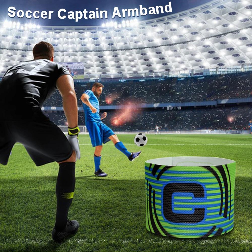 1-3pc Football Captain Armband Soccer Arm Band Leader Competition Gift Soccer Captain Group Armband Football Training Kid Adults