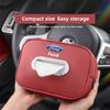 Car Tissue Box Quality Leather Auto Paper Towel Storage Bag For Ford ST Line Focus Mustang Fiesta Puma Ranger Kuga MK7 MAX F150 APX1