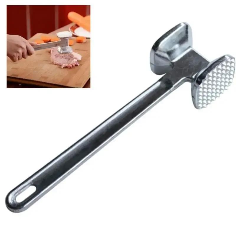 1Pc Meat Tenderizer Hammer Mallet Tool for Pounding Beef Steak Chicken Pork Stainless Steel Kitchen.