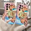 Phone Case: 2D Flat Samsung Galaxy A34 A35 M05 M06 S20 S22 S21 FE Plus 5G Protective Case, Couple Style, Rainbow Starry Sky, Christmas and Halloween G
