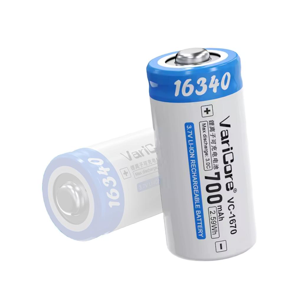 Akumulator Bateria Ogniwo Varicore Vc-1670 Plus 16340 Li-Ion 3.7V 700Mah
