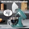 Flour Funnel Compatible with KitchenAid Mixers, Flour Funnel Accessory Suitable for Quart-sized Stand Mixers, Kitchen Baking Tool